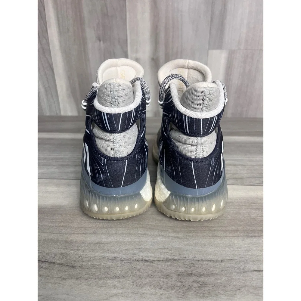 Adidas Crazy‎ Explosive Kids Size 5 Black White High Top Basketball AQ7748